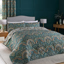 D & D Palais Bedspread in Teal