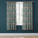 D & D Palais Pencil Pleat Curtains in Teal