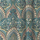D & D Palais Pencil Pleat Curtains in Teal
