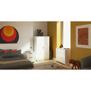 Paris Ready Assembled Chest of Drawers with 3 Drawers  - White Matt