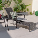 Patio Chaise Lounge with 5-Level Adjustable Backrest