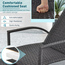 Patio Chaise Lounge with 5-Level Adjustable Backrest