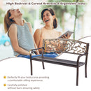 Cast Iron and Steel Patio Garden Porch Loveseat