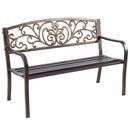 Cast Iron and Steel Patio Garden Porch Loveseat