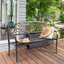 Cast Iron and Steel Patio Garden Porch Loveseat