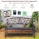 Cast Iron and Steel Patio Garden Porch Loveseat