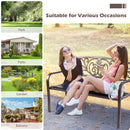 Cast Iron and Steel Patio Garden Porch Loveseat
