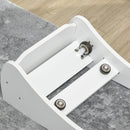 PawHut Cat Treadmill, 30 Inch Wooden Cat Running Wheel With Brake, White