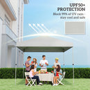 Outsunny Gazebo Roof Replacement UV50+ Waterproof 3x3(m) White