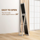 HOMCOM 37 x 157 cm Full Length Mirror with Frame for Bedroom, White