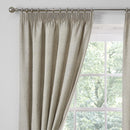 D & D Pembrey Pencil Pleat Curtains in Natural