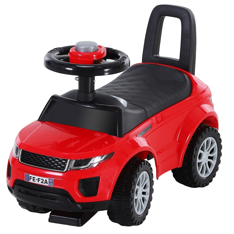 HOMCOM Baby 3 in 1 Rider on Car - Red