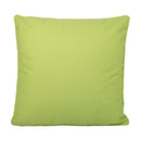 Fusion Plain Dye Filled Cushion in Lime