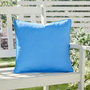 Fusion Plain Dye Filled Cushion in Blue