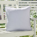Fusion Plain Dye Filled Cushion in Silver