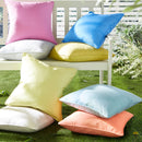 Fusion Plain Dye Filled Cushion in Silver