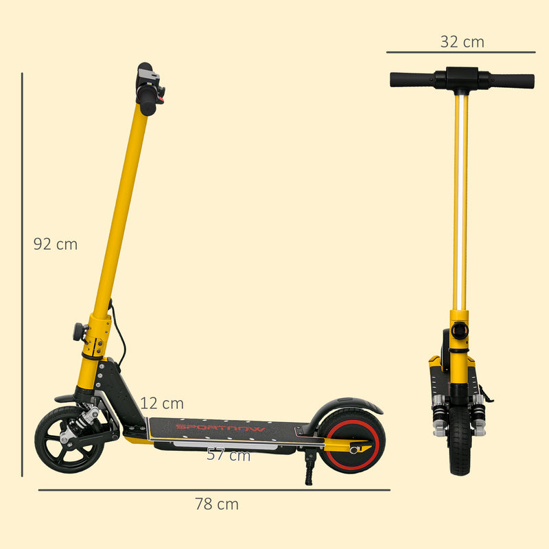 SPORTNOW Folding Electric Scooter W/ LED Lights And Display