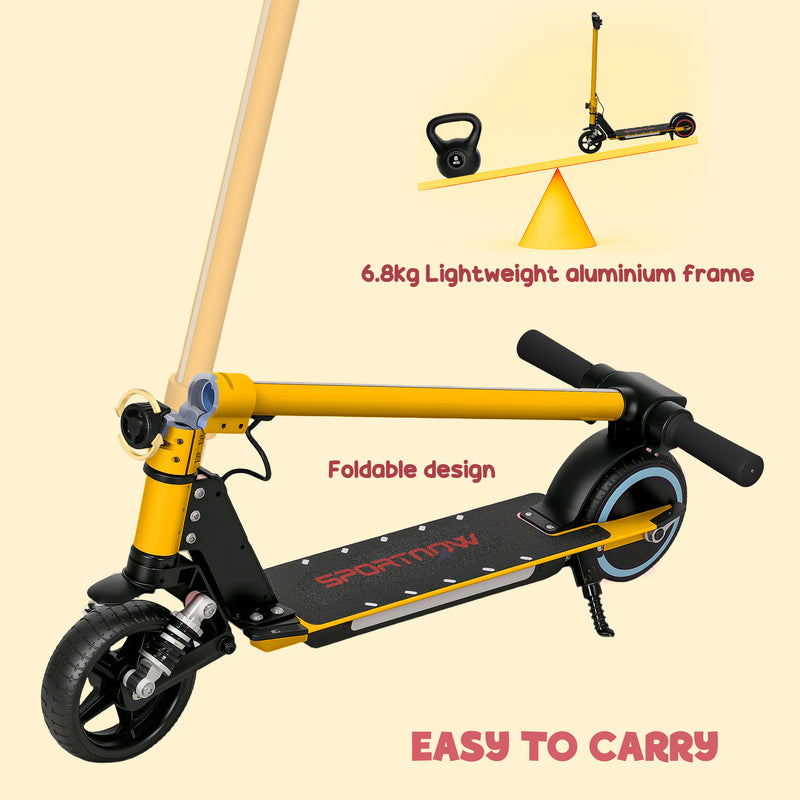 SPORTNOW Folding Electric Scooter W/ LED Lights And Display