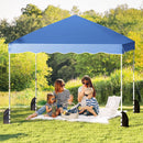 300 X 300 Cm Pop Up Canopy Tent With Wheeled Bag-Blue