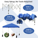 300 X 300 Cm Pop Up Canopy Tent With Wheeled Bag-Blue