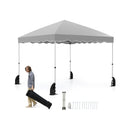 300 X 300 Cm Pop Up Canopy Tent With Wheeled Bag-Grey