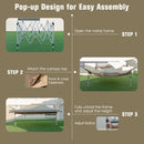 Pop Up Gazebo With Vented Top And Portable Canopy Shelter-without Mesh Netting