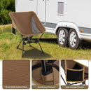 Portable Camping Chair Ultra-Lightweight Foldable Backpacking Chair-Coffee