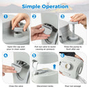Portable Toilet With 20 L Detachable Waste Tank-Grey