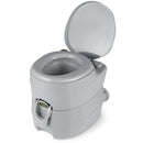 Portable Toilet With 20 L Detachable Waste Tank-Dark Grey