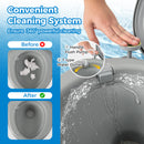 Portable Toilet With 20 L Detachable Waste Tank-Dark Grey