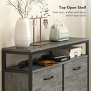 HOMCOM Shoe Cabinet with 4 Flip Drawers, Holds 12-20 Pairs