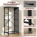 HOMCOM Fabric Chest of Drawers, 4 Drawer Dresser for Bedroom