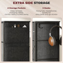 HOMCOM Fabric Chest of Drawers, 4 Drawer Dresser for Bedroom