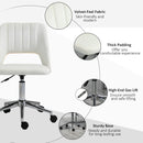 Vinsetto Mid-Back Swivel Home Office Chair Scallop Computer Chair