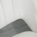 Vinsetto Mid-Back Swivel Home Office Chair Scallop Computer Chair