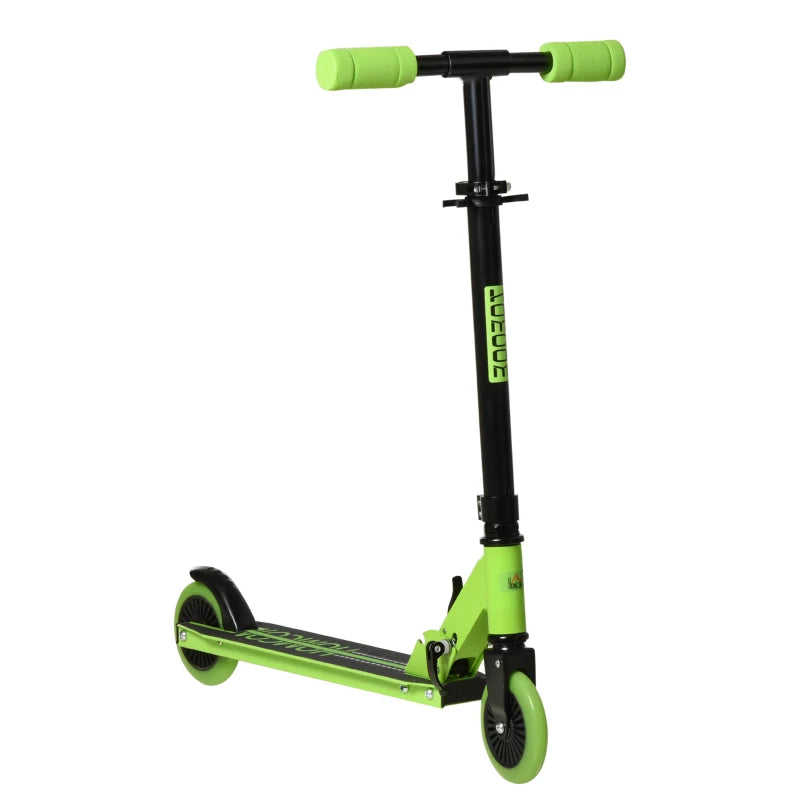 HOMCOM Scooter for Kids  age 3-8 years - Green