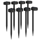 Outsunny Solar Stake Lights 8 Pack, IP44 Pathway Lighting, Auto On/Off LED