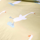 Fusion Puddles The Duck Duvet Cover Set in Yellow