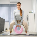 SPORTNOW 12kg Kettlebell For Weight Lifting And Strength Training - Blue/Grey/Pink/Green