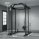 SPORTNOW Cable Crossover Machine, 300kg Multi Gym Cable Pulley System