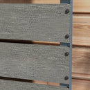 Outsunny Raised Garden Bed With Trellis And Drainage Hole, Planter Box - Brown/Grey