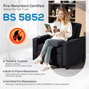 HOMCOM 3-in-1 Sofa Bed, Convertible Sleeper Chair With Adjustable Backrest