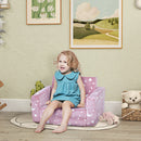 AIYAPLAY 2 In 1 Kids Folding Bed With Glow In The Dark Cosmic Design, Pink