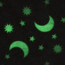 AIYAPLAY 2 In 1 Kids Folding Bed With Glow In The Dark Cosmic Design, Pink