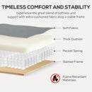 HOMCOM Modern 3 Seater Sofa for Living Room, Fabric Couch Settee