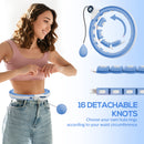 SPORTNOW Smart Weighted Hula Hoop With 16 Detachable Knots