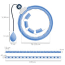 SPORTNOW Smart Weighted Hula Hoop With 16 Detachable Knots