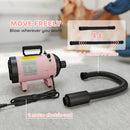 PawHut 2200W Dog Hair Dryer With Adjustable Temperature & Velocity