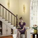 HOMCOM Led Wall Lamp 2 Pack, Modern Indoor Geometric Wall Light, Gold Tone