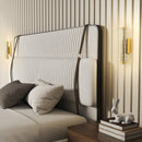 HOMCOM Led Wall Lamp 2 Pack, Modern Indoor Geometric Wall Light, Gold Tone